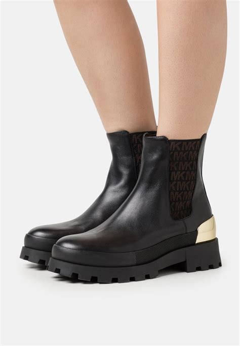 michael kors platform ankle boots|Michael Kors black bootie.